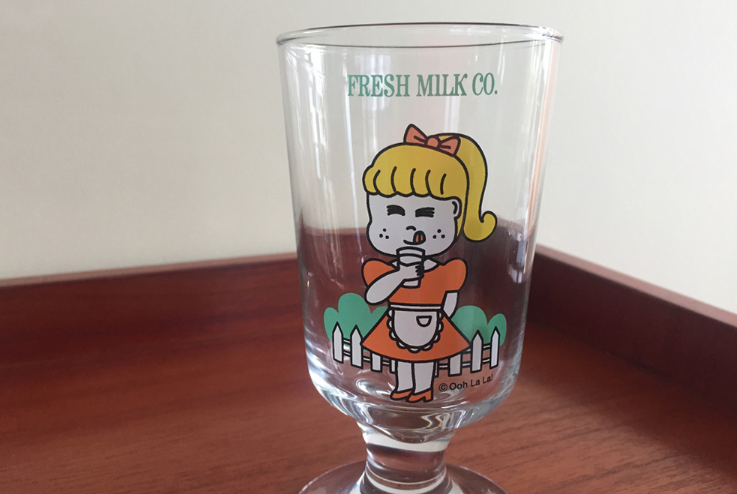Glass Cup Fresh Milk - whoami