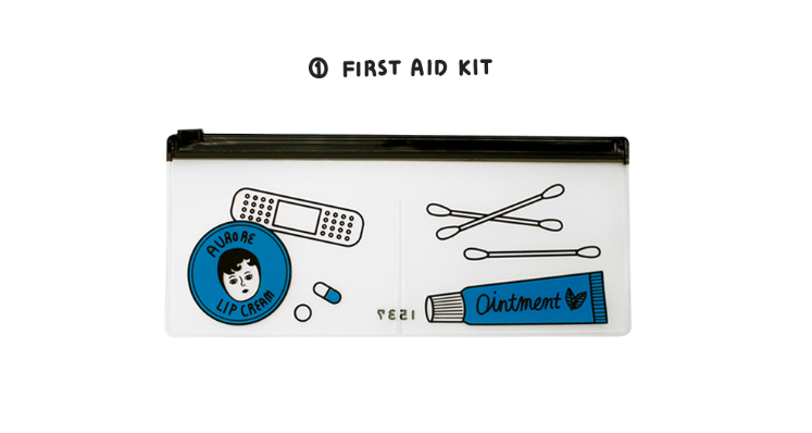 Clear Pouch First Aid Kit (1pc)