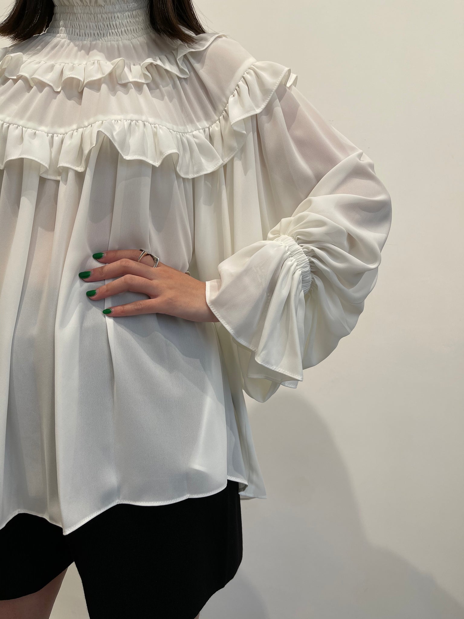 Deluxe Dripping Chiffon Blouse