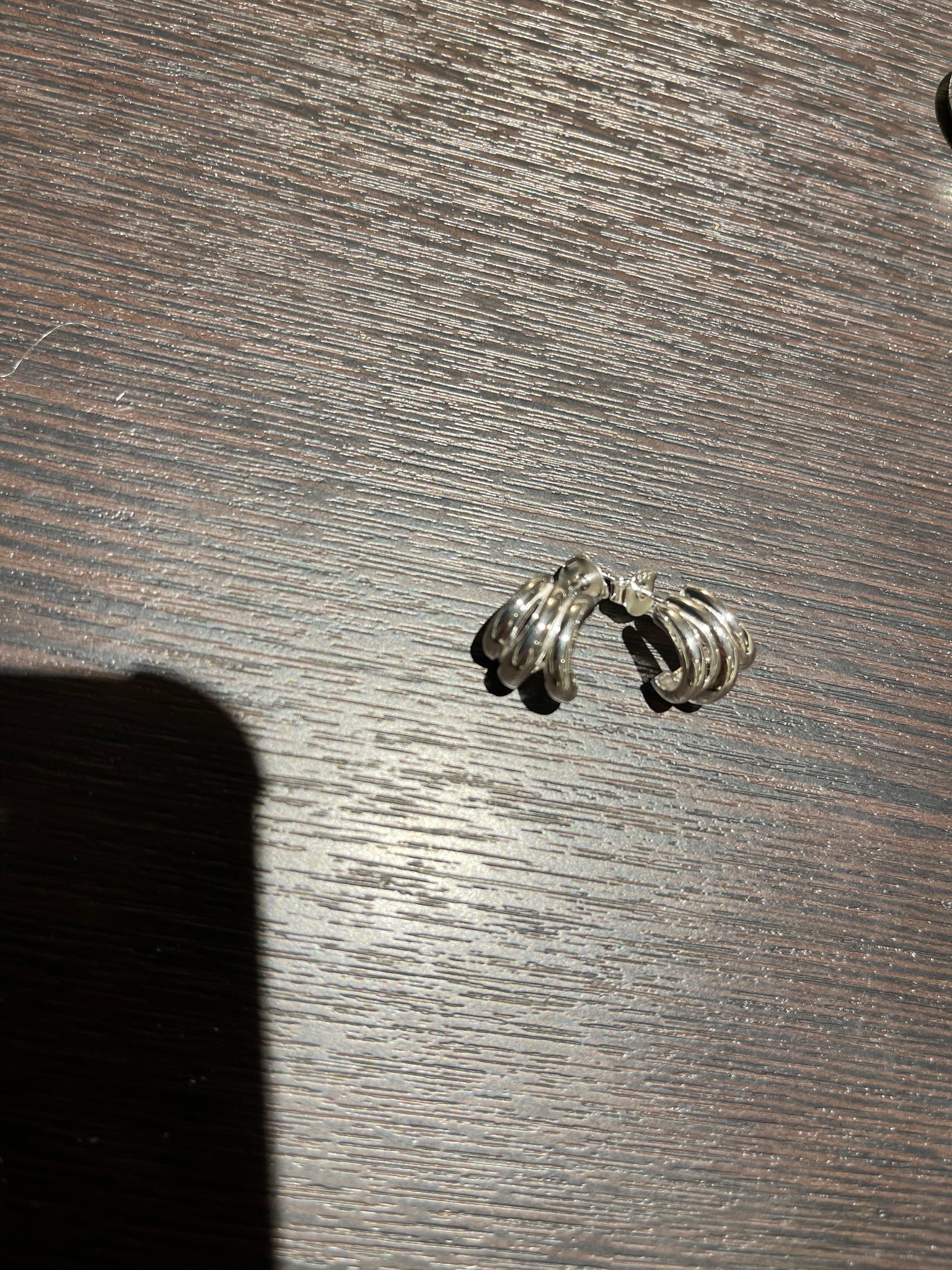 925 Silver Small Paw Earrings