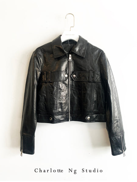 Leather Biker & Crop Jacket