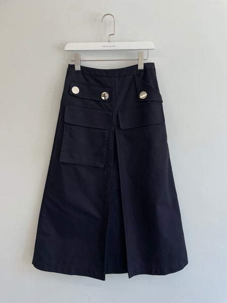 Snapped Essential Skirt Navy