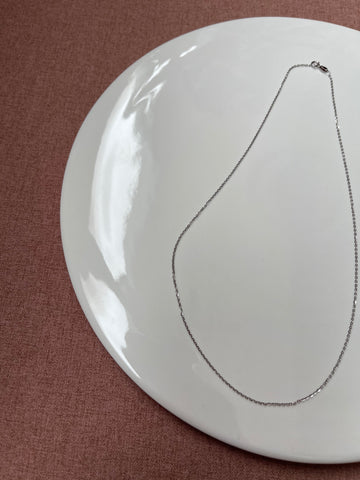 925 Silver Simple Daily Thin Necklace