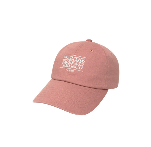 MARITHE SMALL CLASSIC LOGO CAP PALE PINK