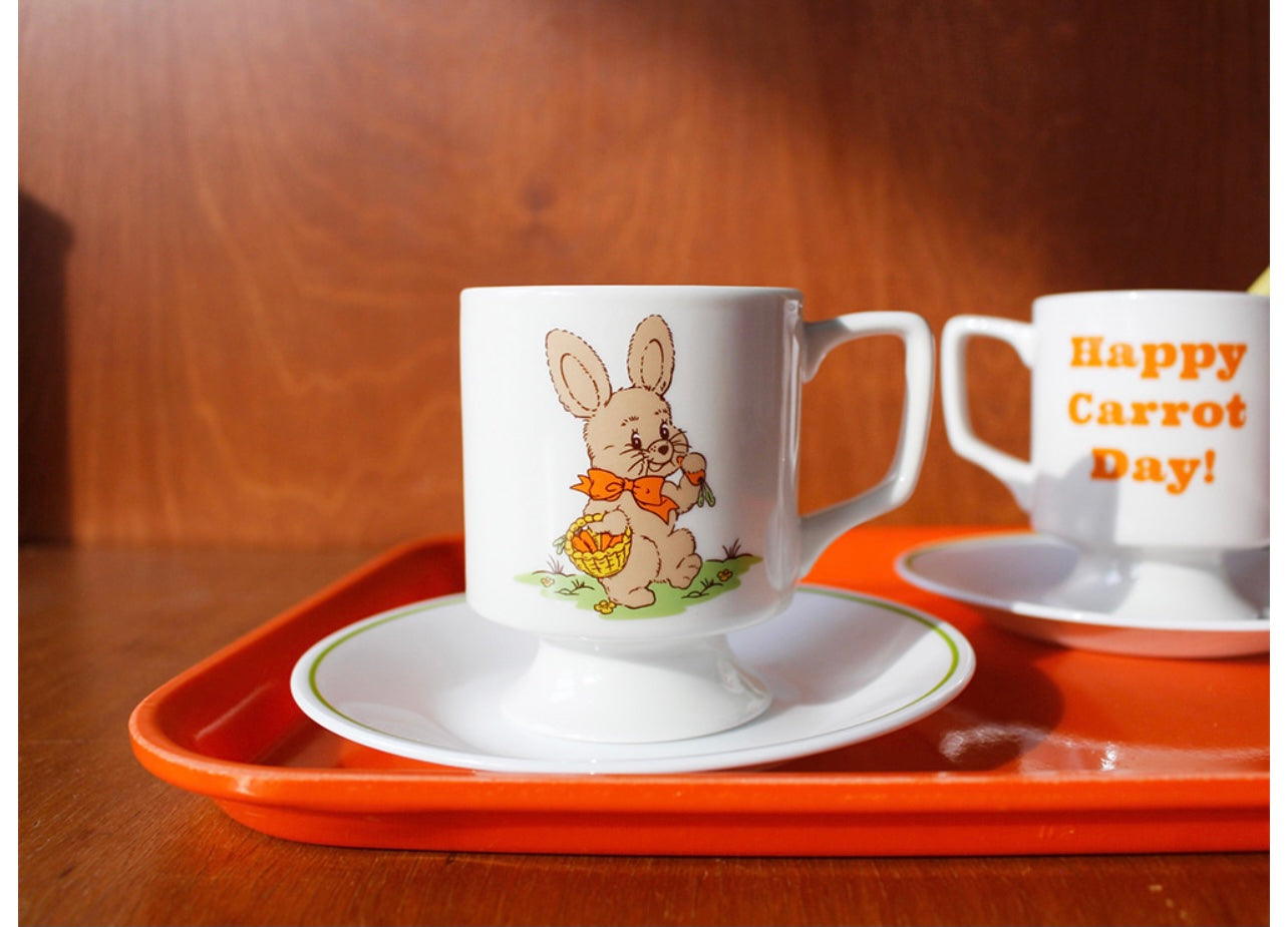 Footed Mug Cup Carrot Day