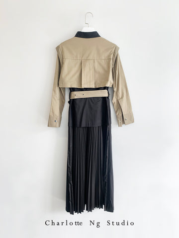 Well-Protect Pleating Dress