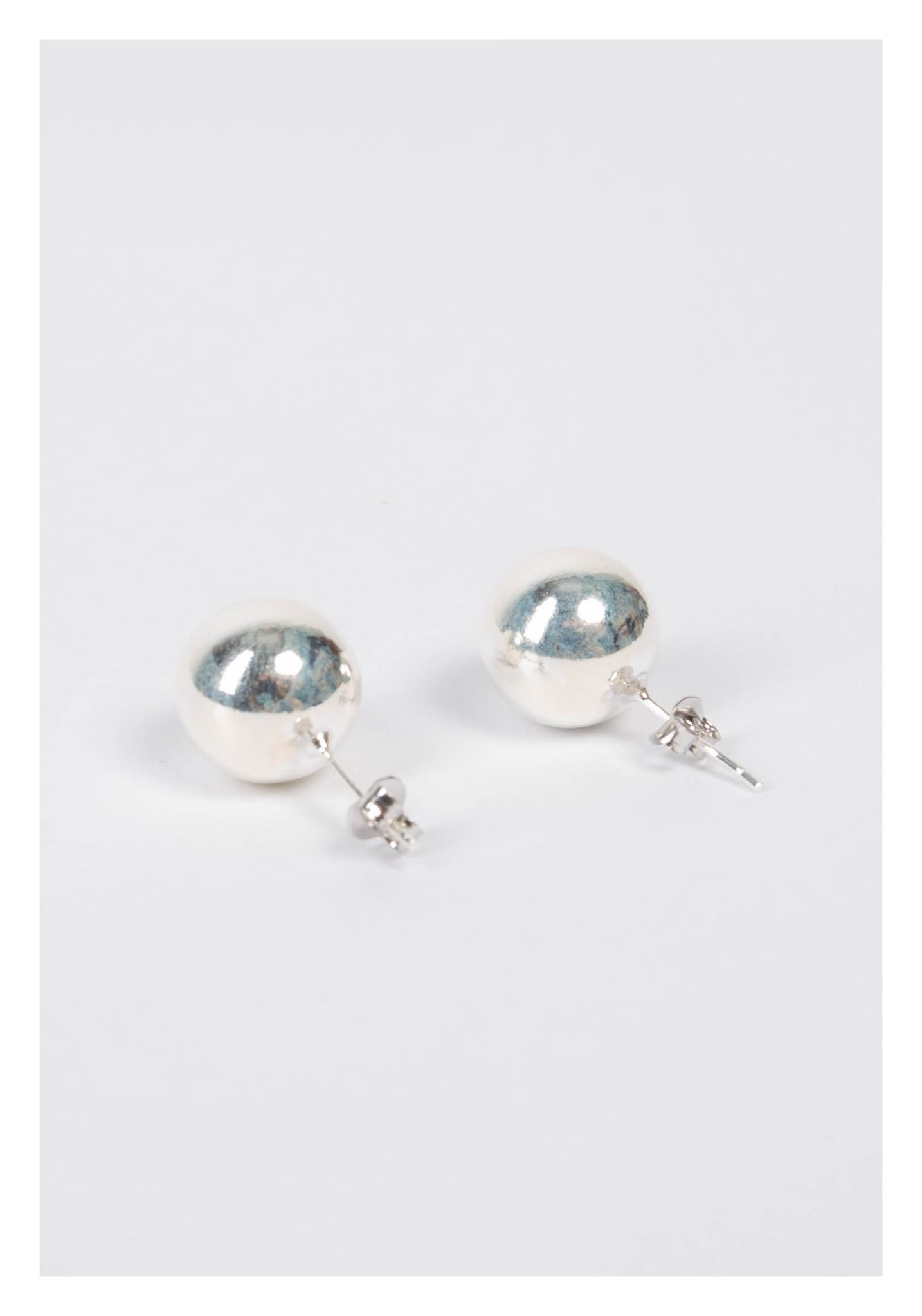 925 Silver 12mm Ball Earrings