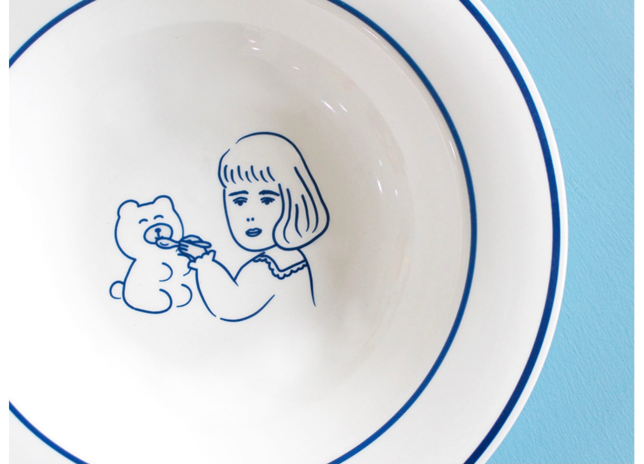 Teddy And Lucy Pasta Bowl Line