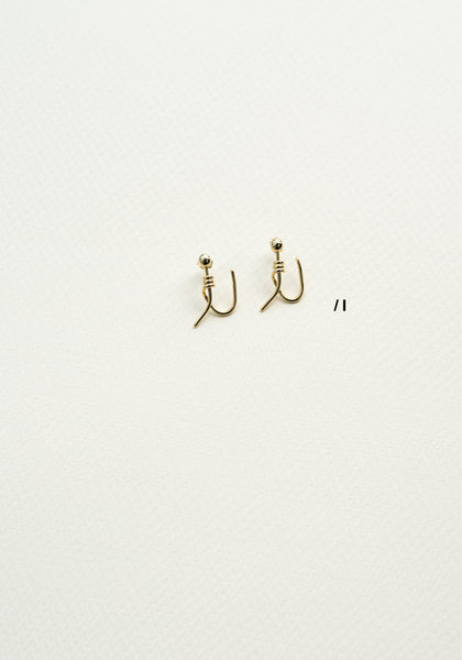 Alphabet Earrings I - whoami