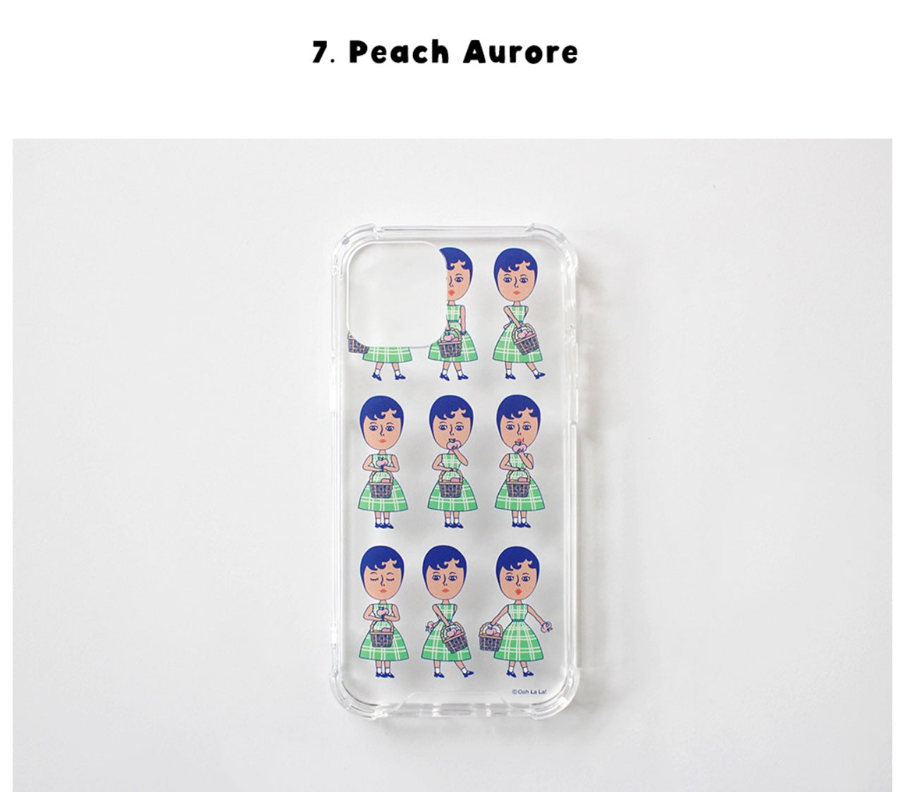 Tank Gel Phone Case Peach Aurore