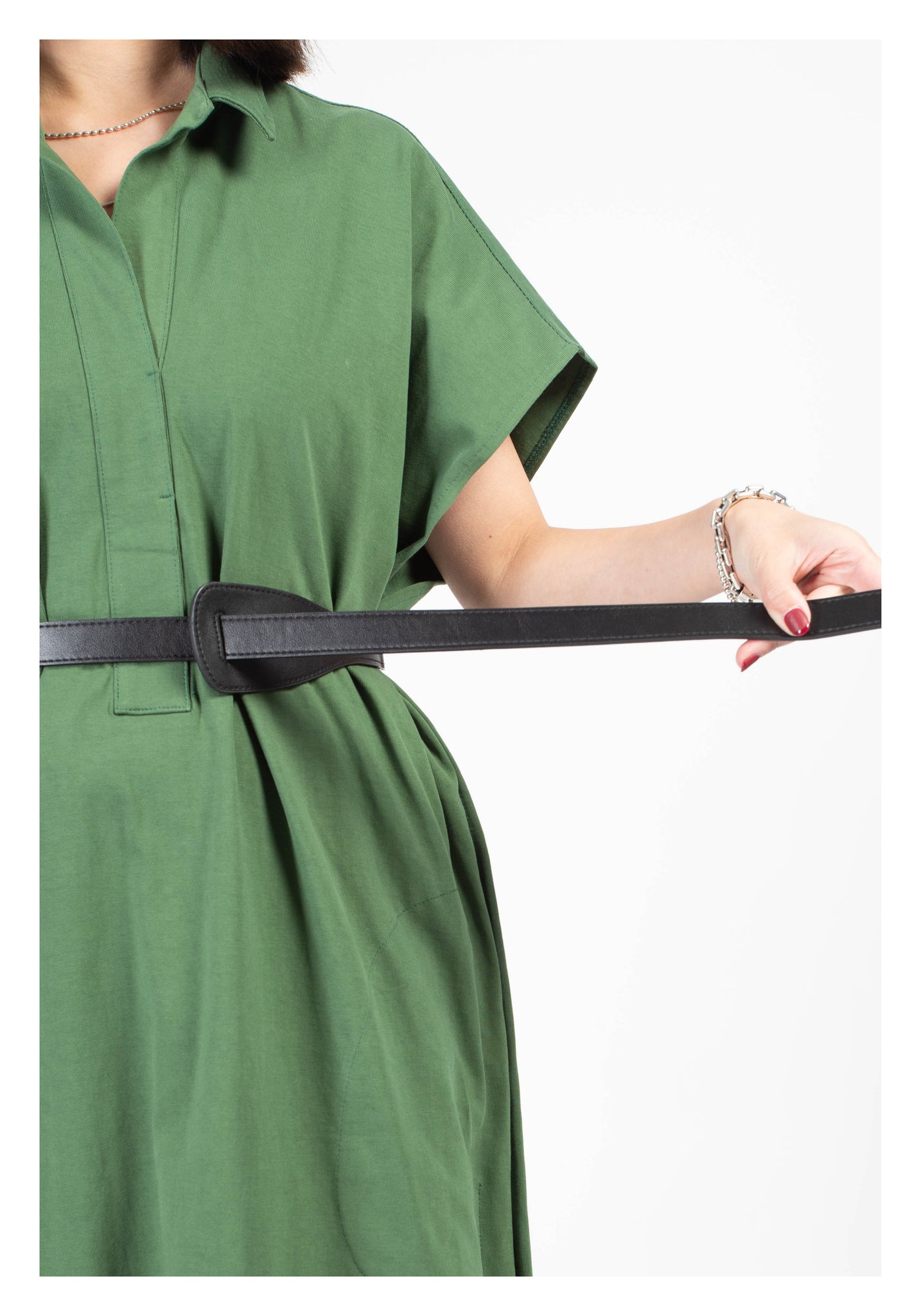 Causal Adjustable Belt Black