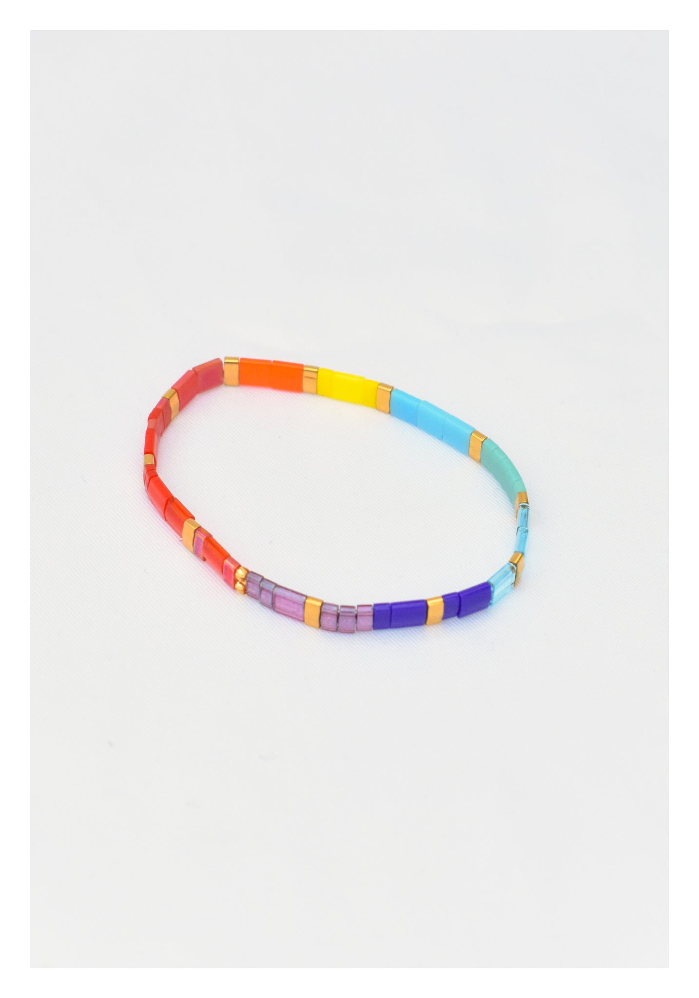 Colour Block Jelly Cubic Bracelet - whoami