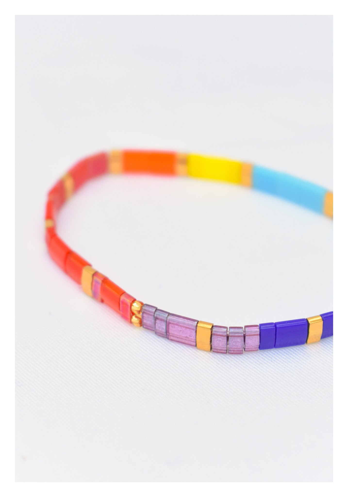 Colour Block Jelly Cubic Bracelet - whoami