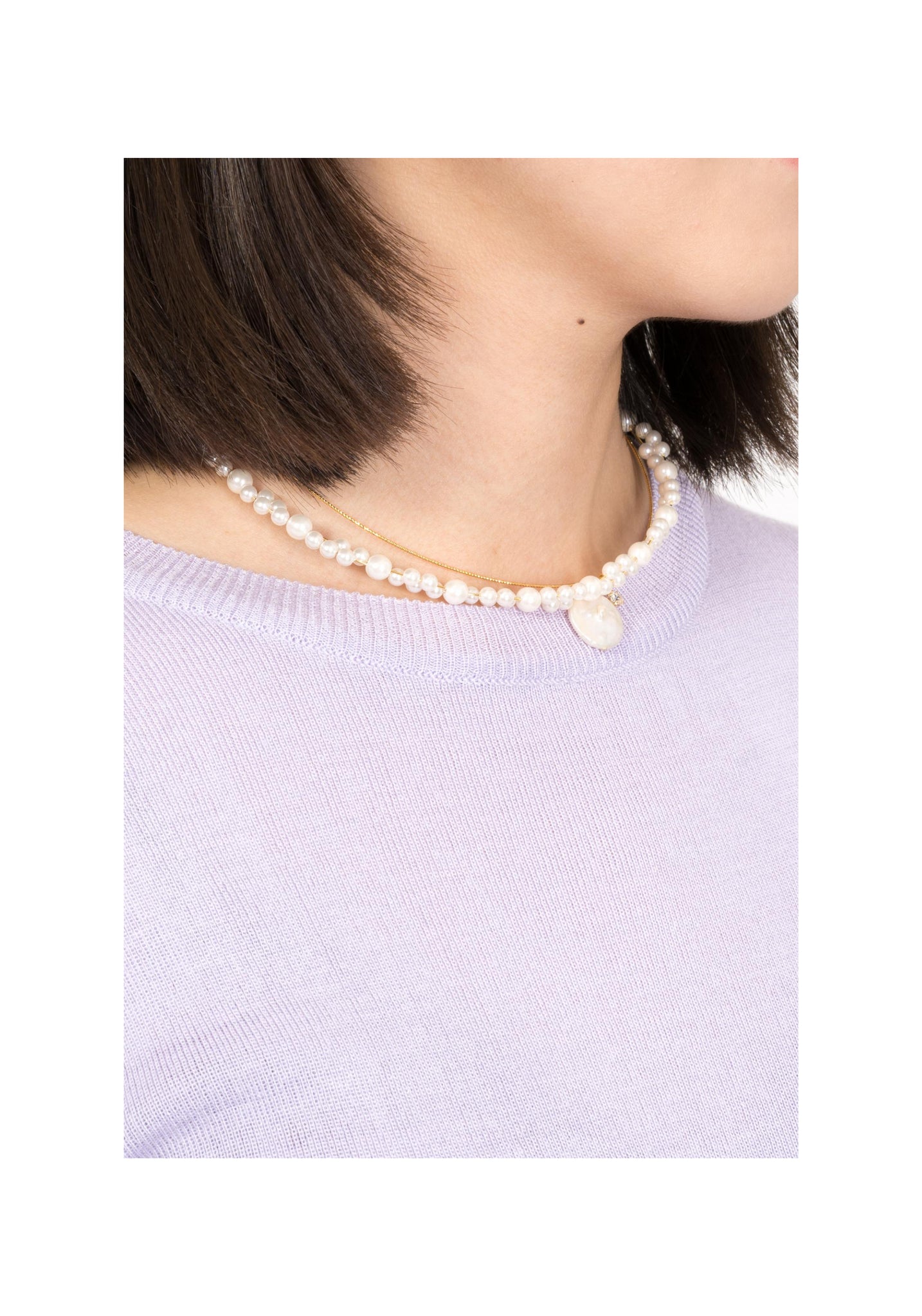 Double Pearl Necklace Set - whoami