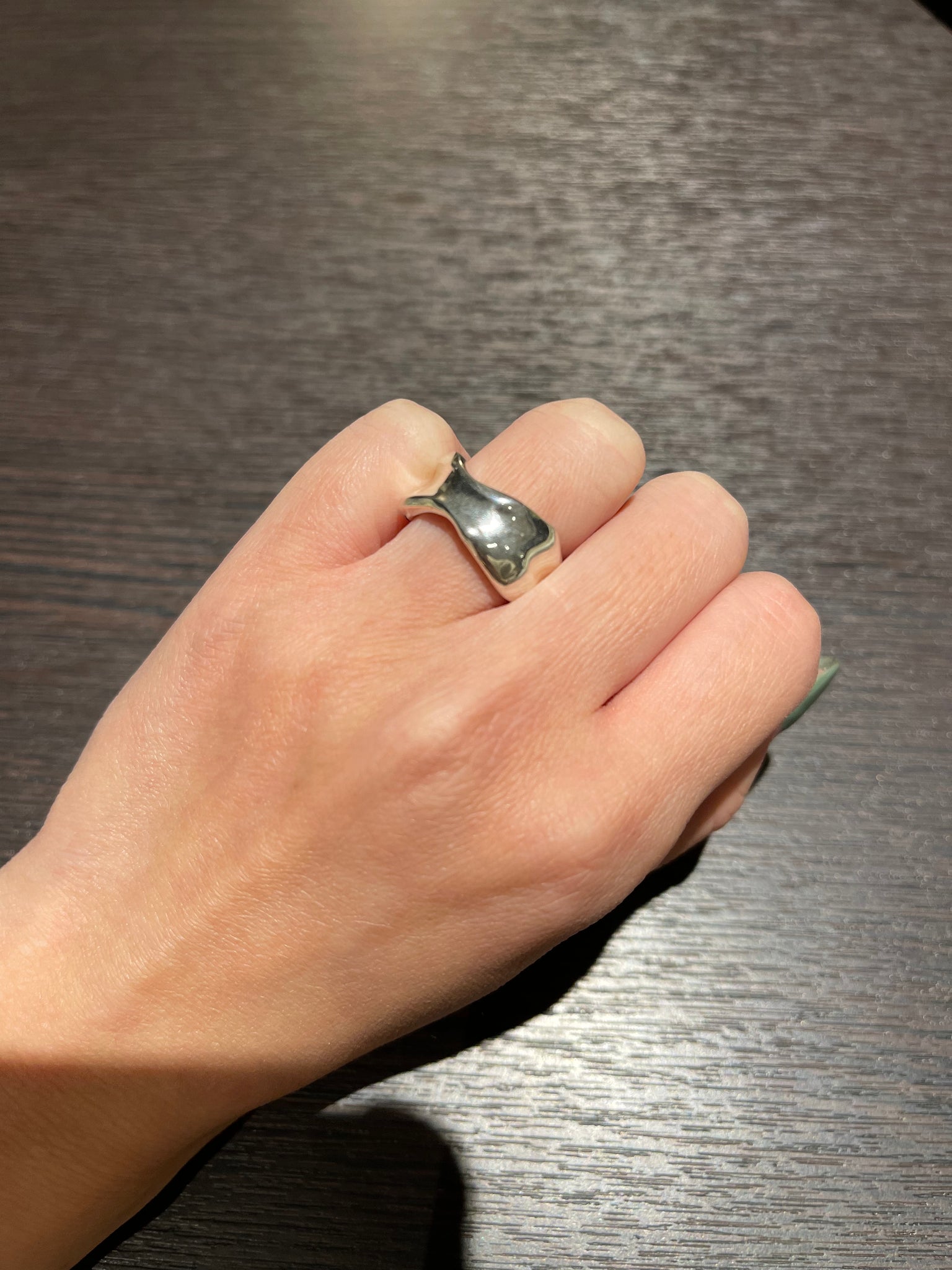 (Discontinued) 925 Silver Cool Organic Ring