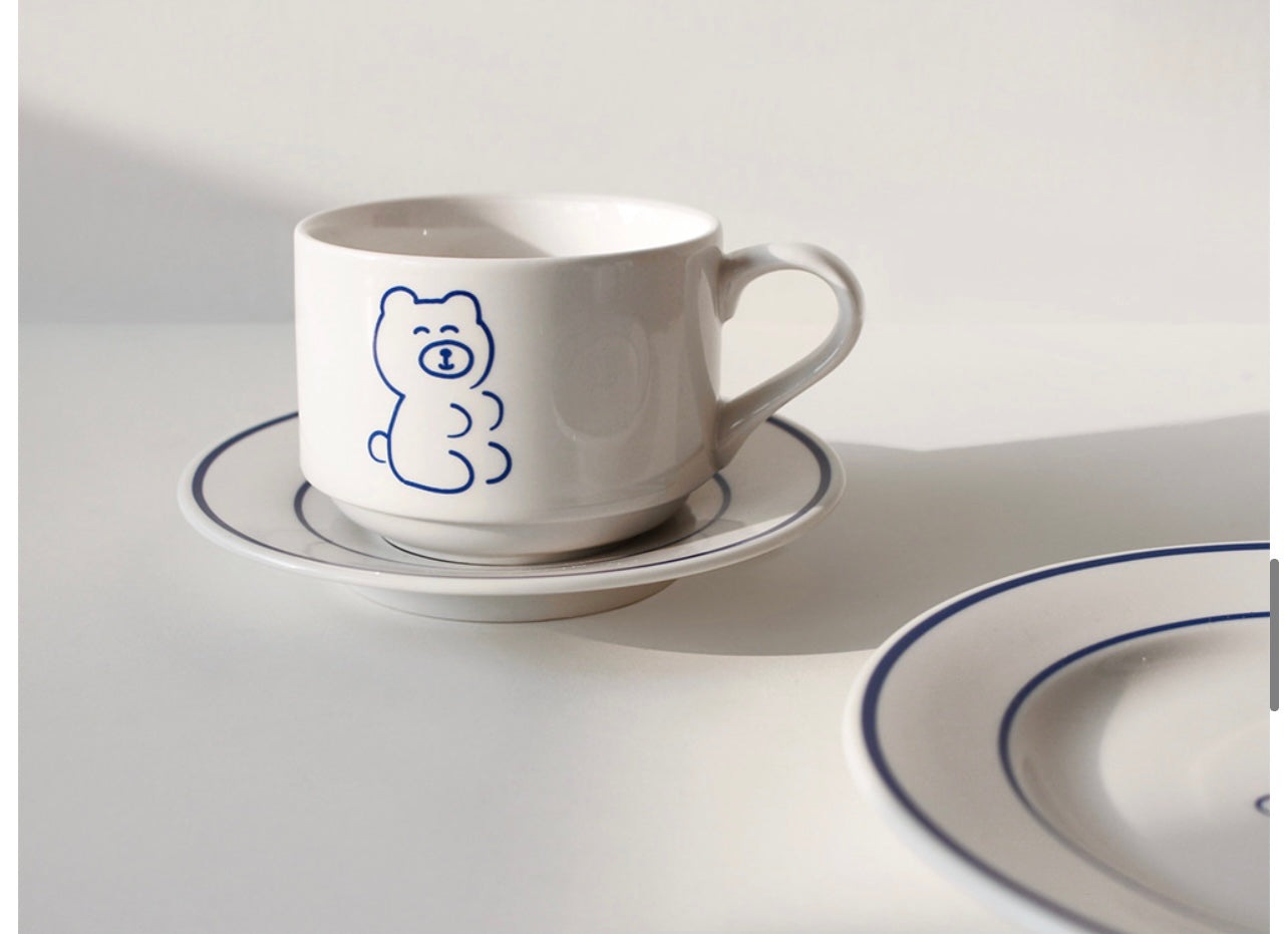 Teddy And Lucy Cup And Saucer Line