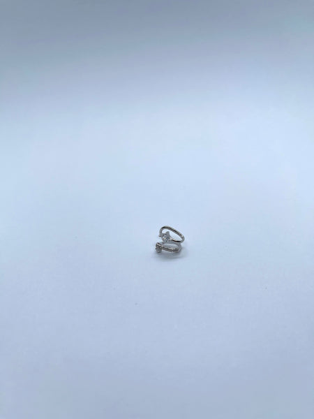 925 Silver Diamond Sparkle Ear Cuff