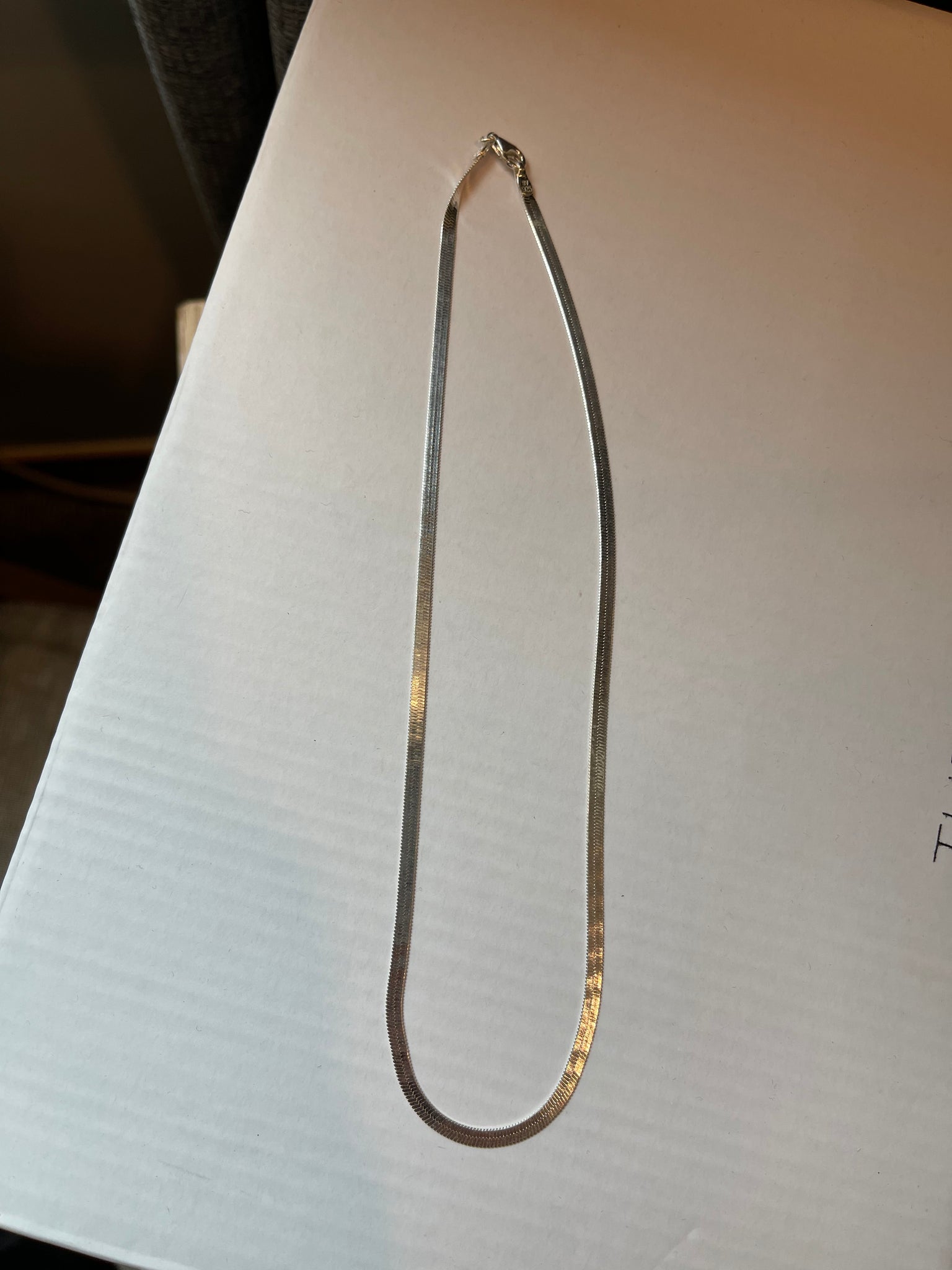 WS2023MAR242 (15" 3M Necklace Silver)