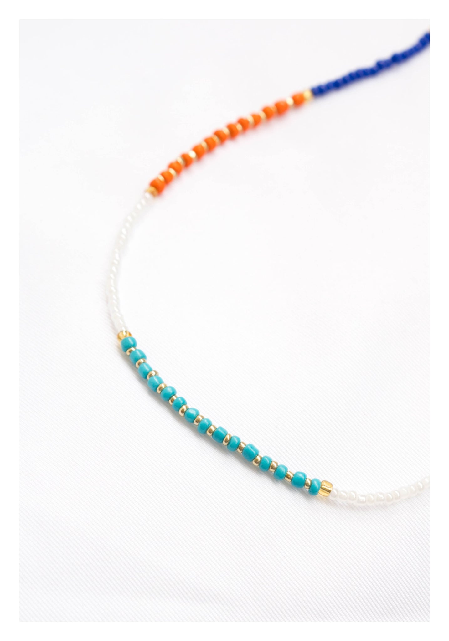 Four Colours Mixed Beads Necklace - whoami