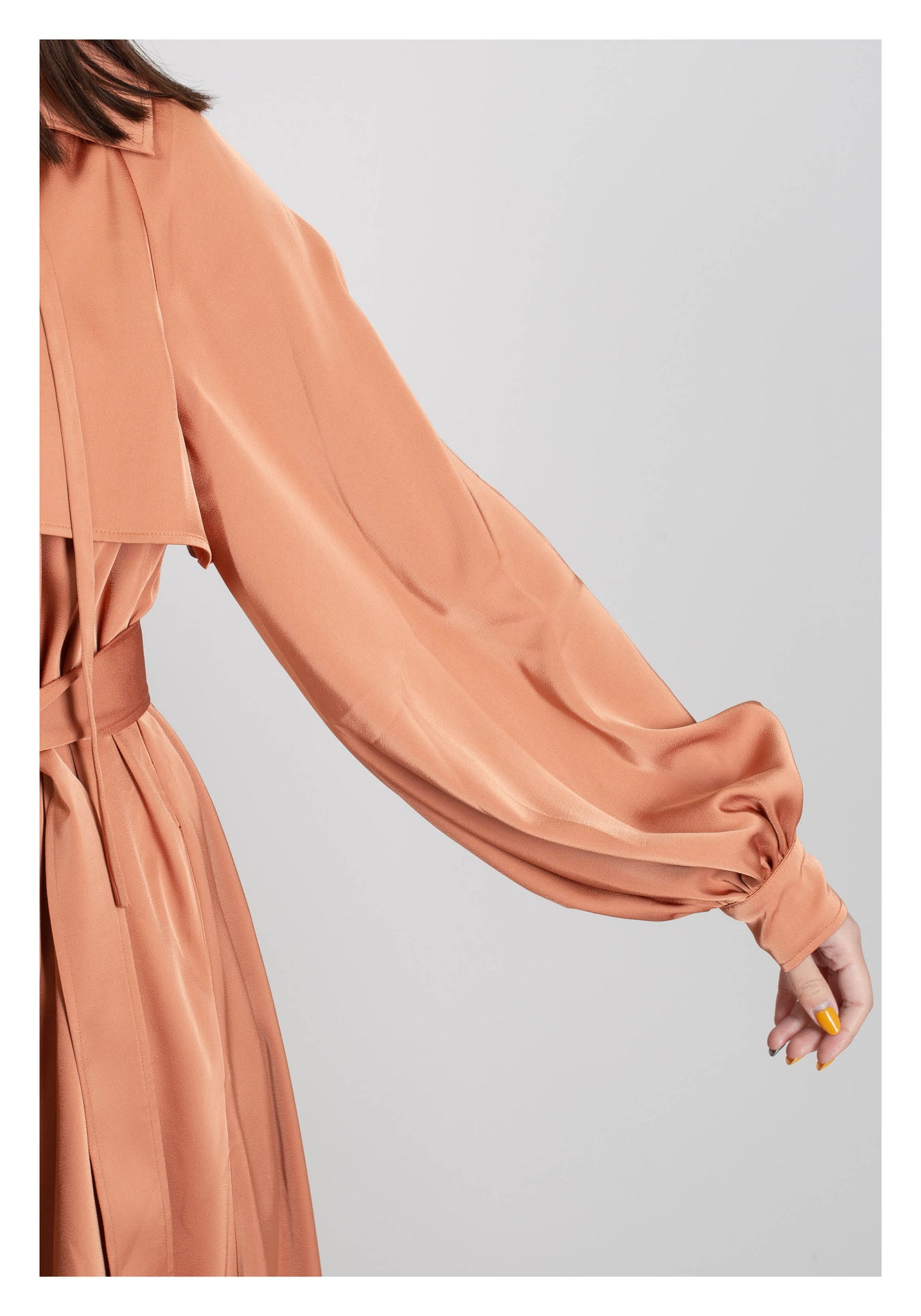 Empowerment Dress Golden Peach - whoami