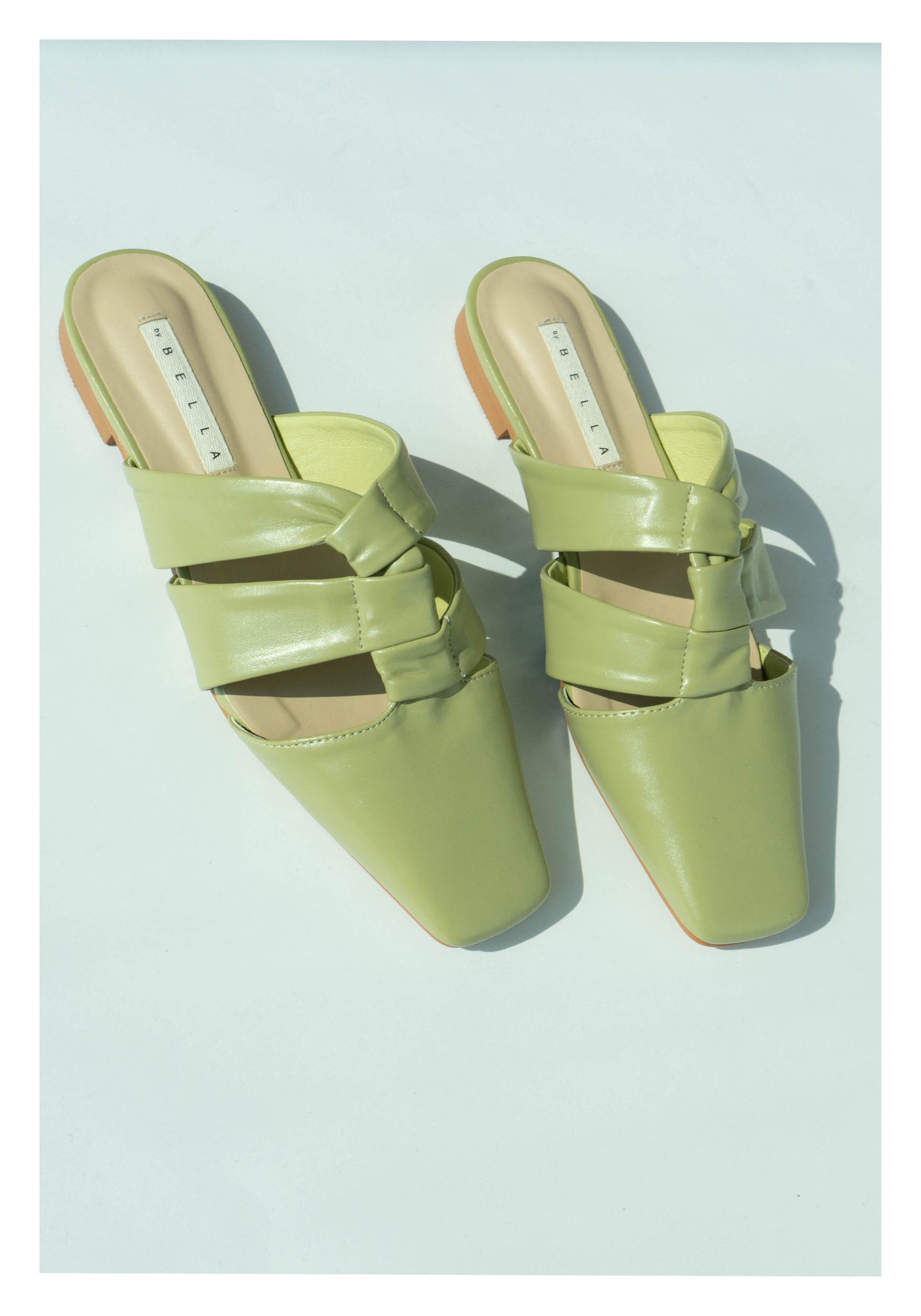 Knot On Knot Mules Avocado - whoami
