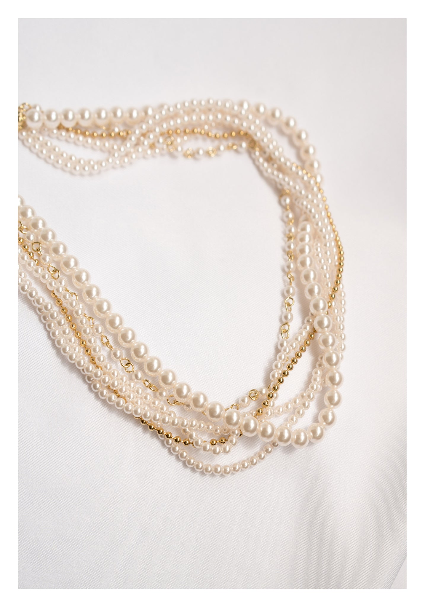 Mixed Faux Pearl Elegant Necklace - whoami
