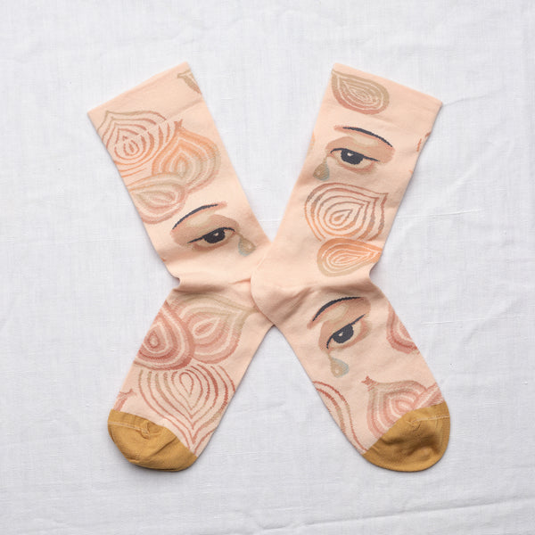La Rosée Eye Socks Rosebud