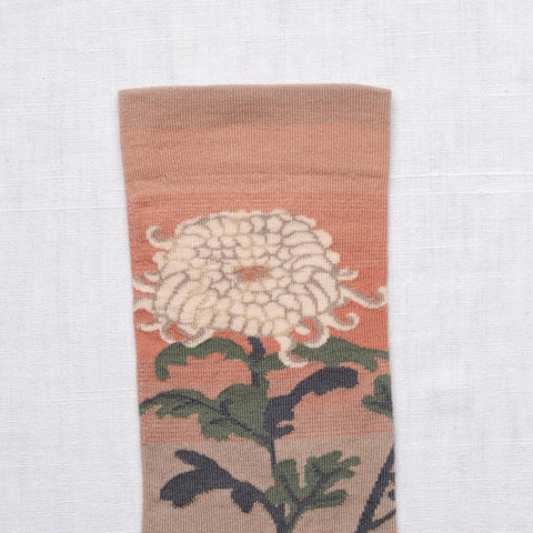 La Rosée Chrysanthemum Socks Multico