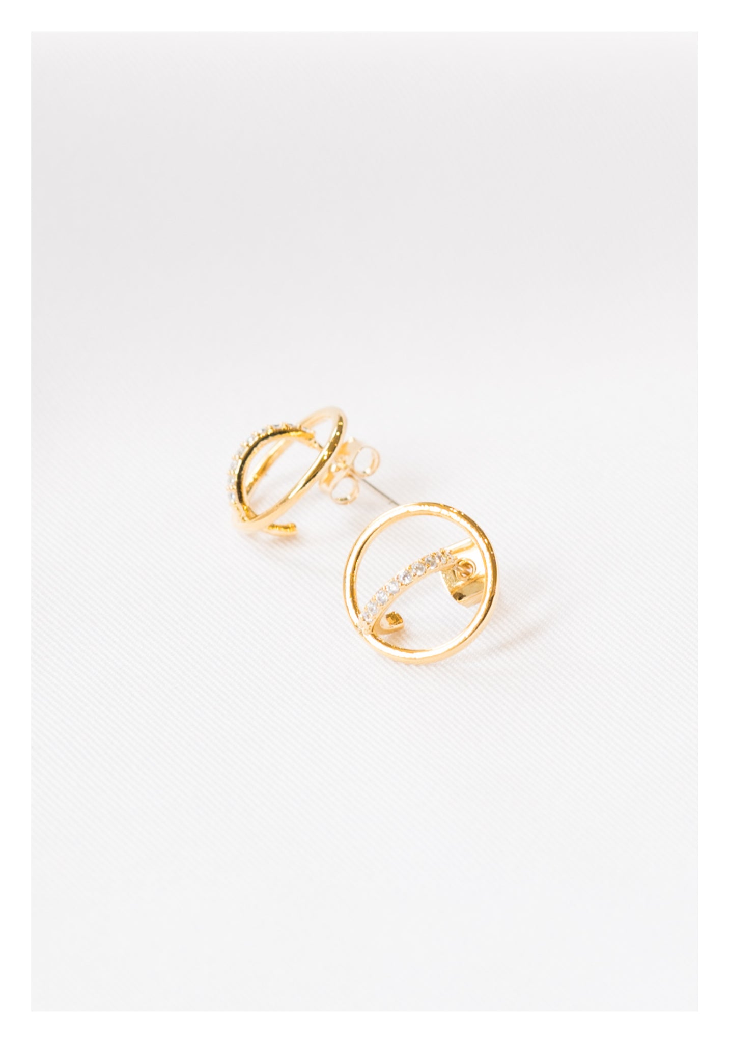Sparkle Orbit Earrings Gold - whoami