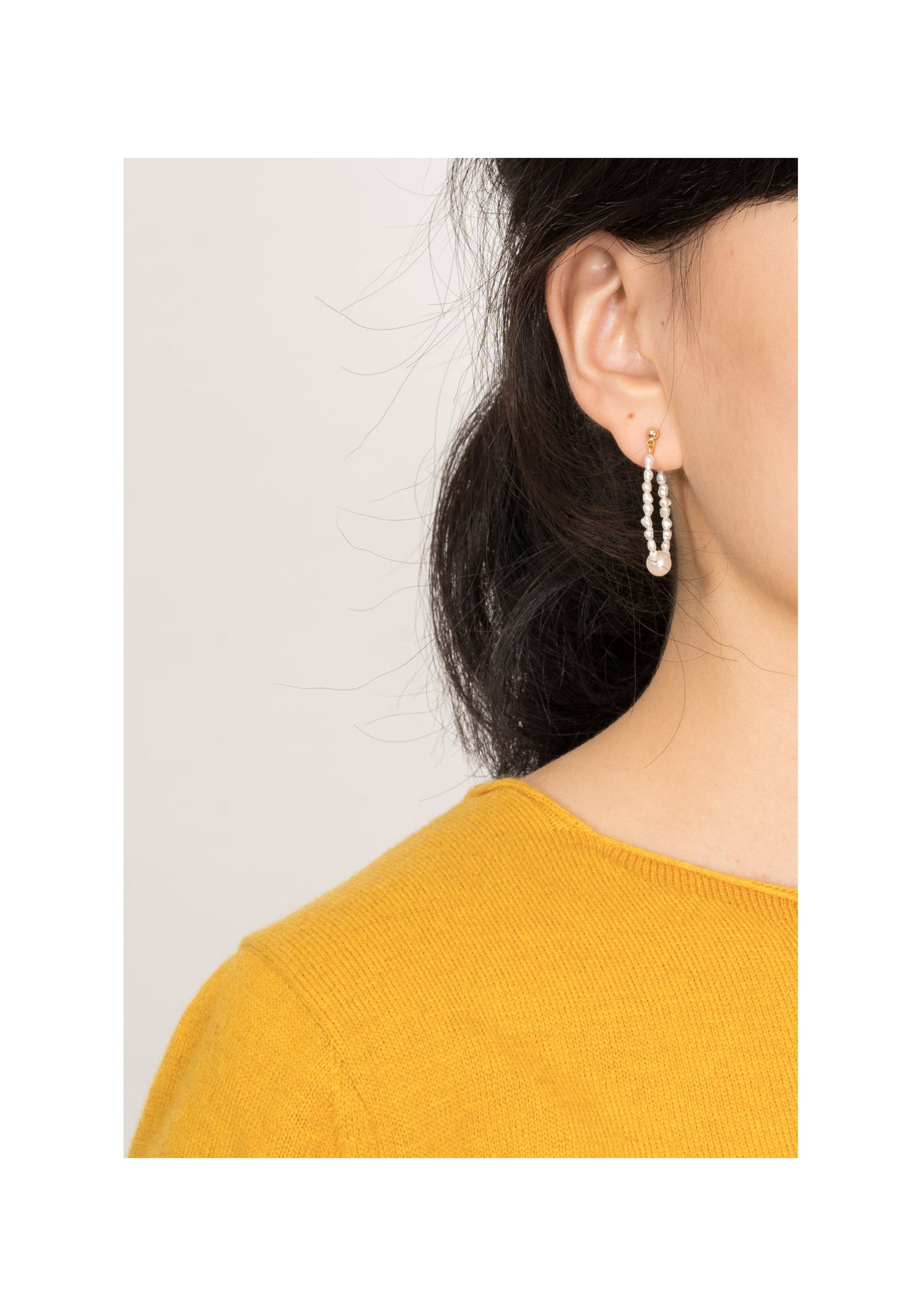 Pearl Chain Earrings - whoami
