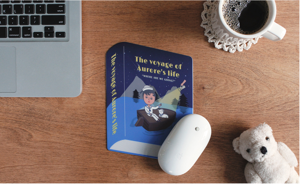 Book Mouse Pad The Voyage - whoami