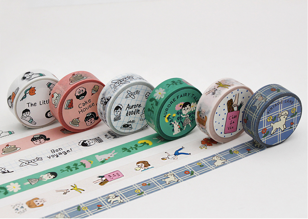 (Discontinued) My Masking Tape Aurore Doodle - whoami