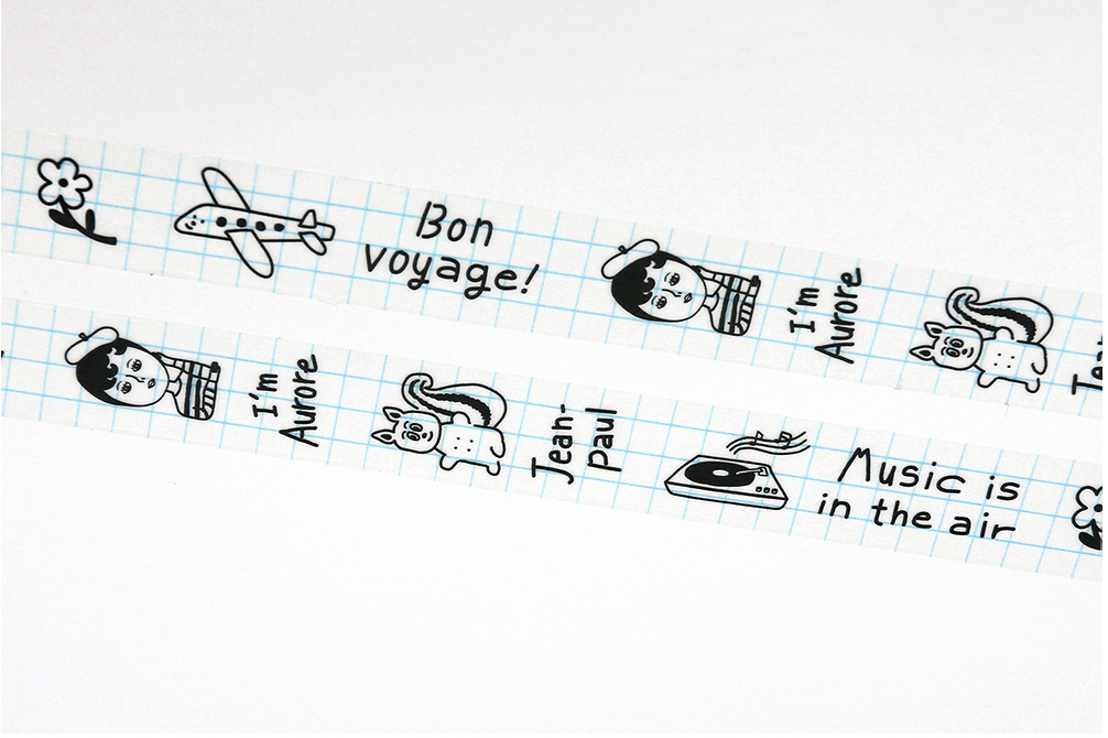 (Discontinued) My Masking Tape Aurore Doodle - whoami