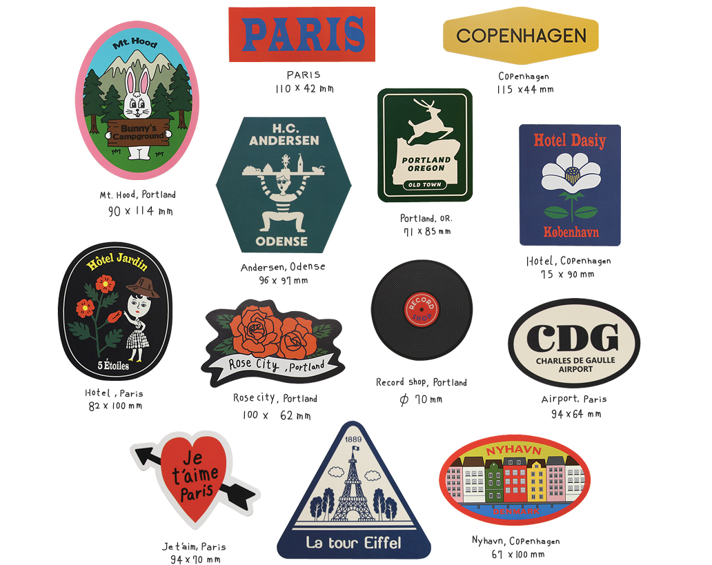 Deco Sticker The Cities We Love - whoami