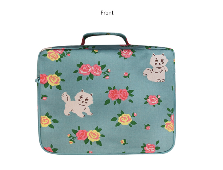 Travel Multi Pouch Kitty And Roses - whoami