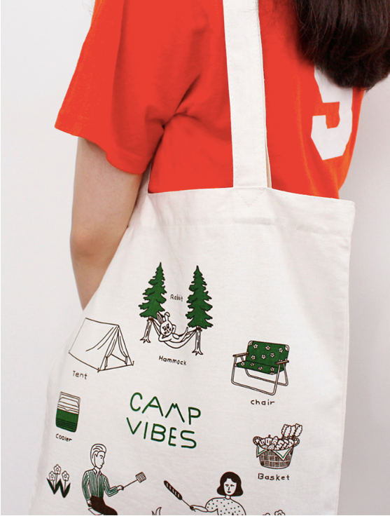 Eco Bag_Camp Vibes - whoami