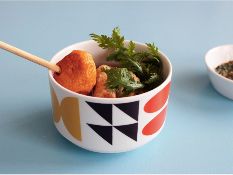 Geometric Rice Bowl Dining Bowl Large Geometry