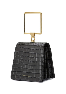 PUMP HANDLE TRIANGLE grey croc matisse