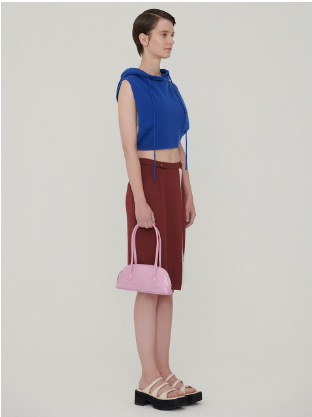 BESSETTE SHOULDER pink crinkle