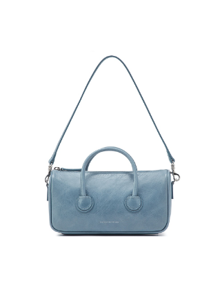 ZIPPER SMALL sky blue crinkle