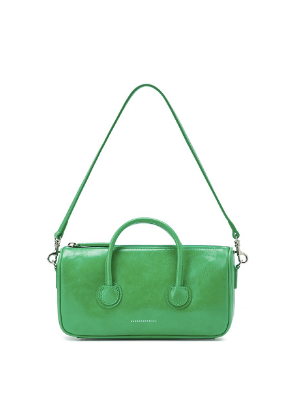 ZIPPER SMALL green crinkle