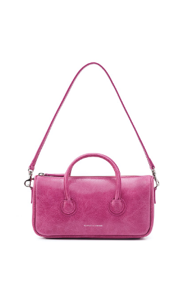 ZIPPER SMALL fuxia crinkle