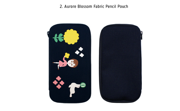 Aurore Blossom Fabric Pencil Pouch - whoami