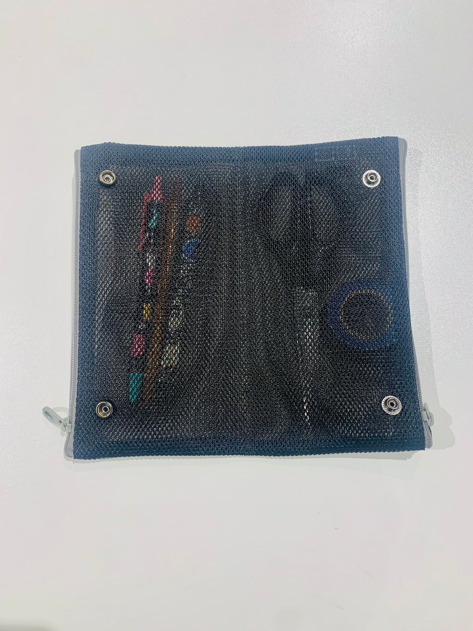 Stationery Double Zipper Pencil Case