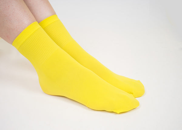 Yellow Basic Socks - whoami